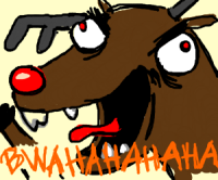 Photo of “Rindolf” the EvilReindeer Evil Reindeer